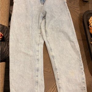 Zara Light Blue Straight Leg